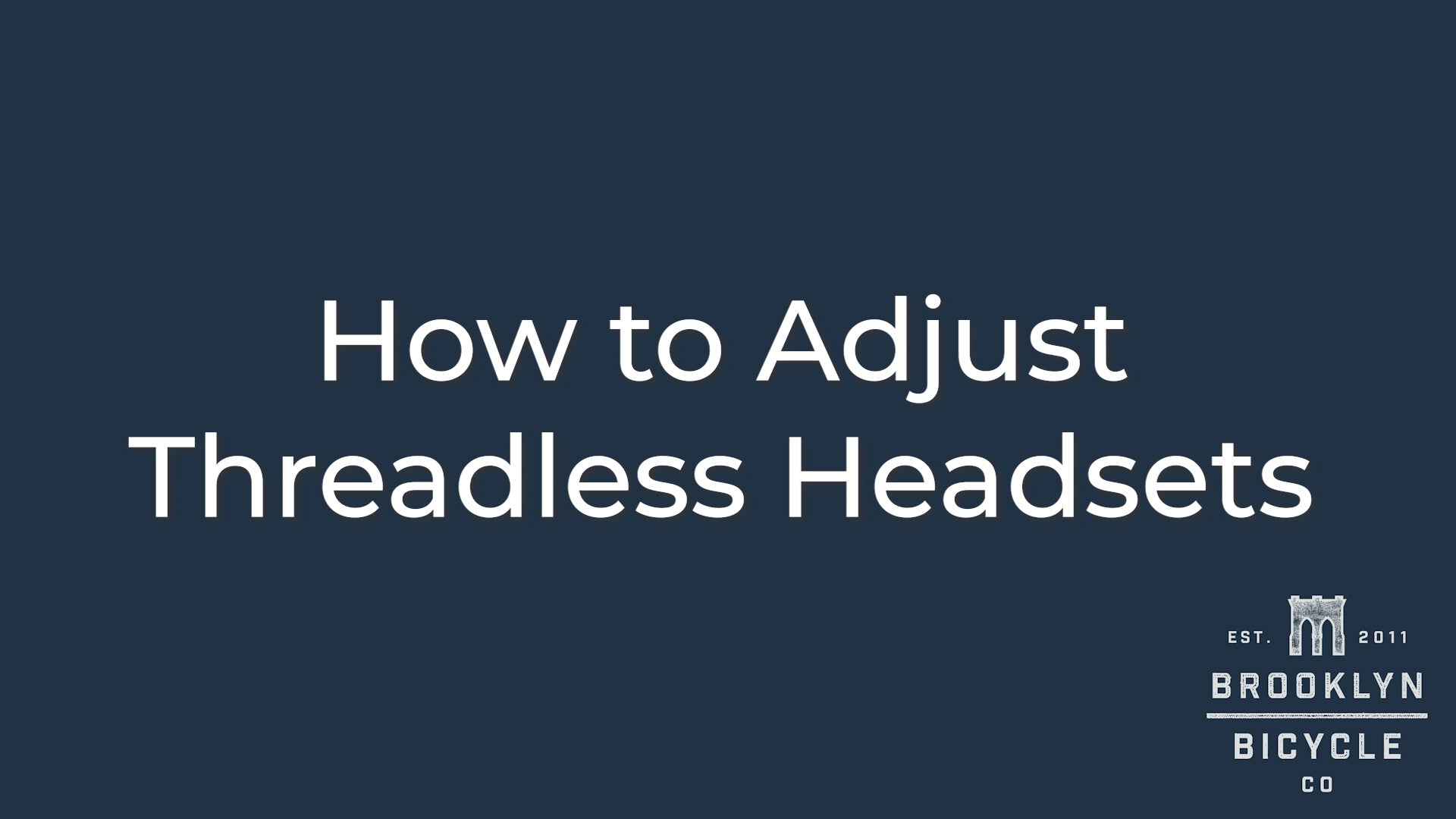 Video: How to Adjust Your Handlebars on a Roebling, Lorimer, Willow 7 (Threadless Headset Only)