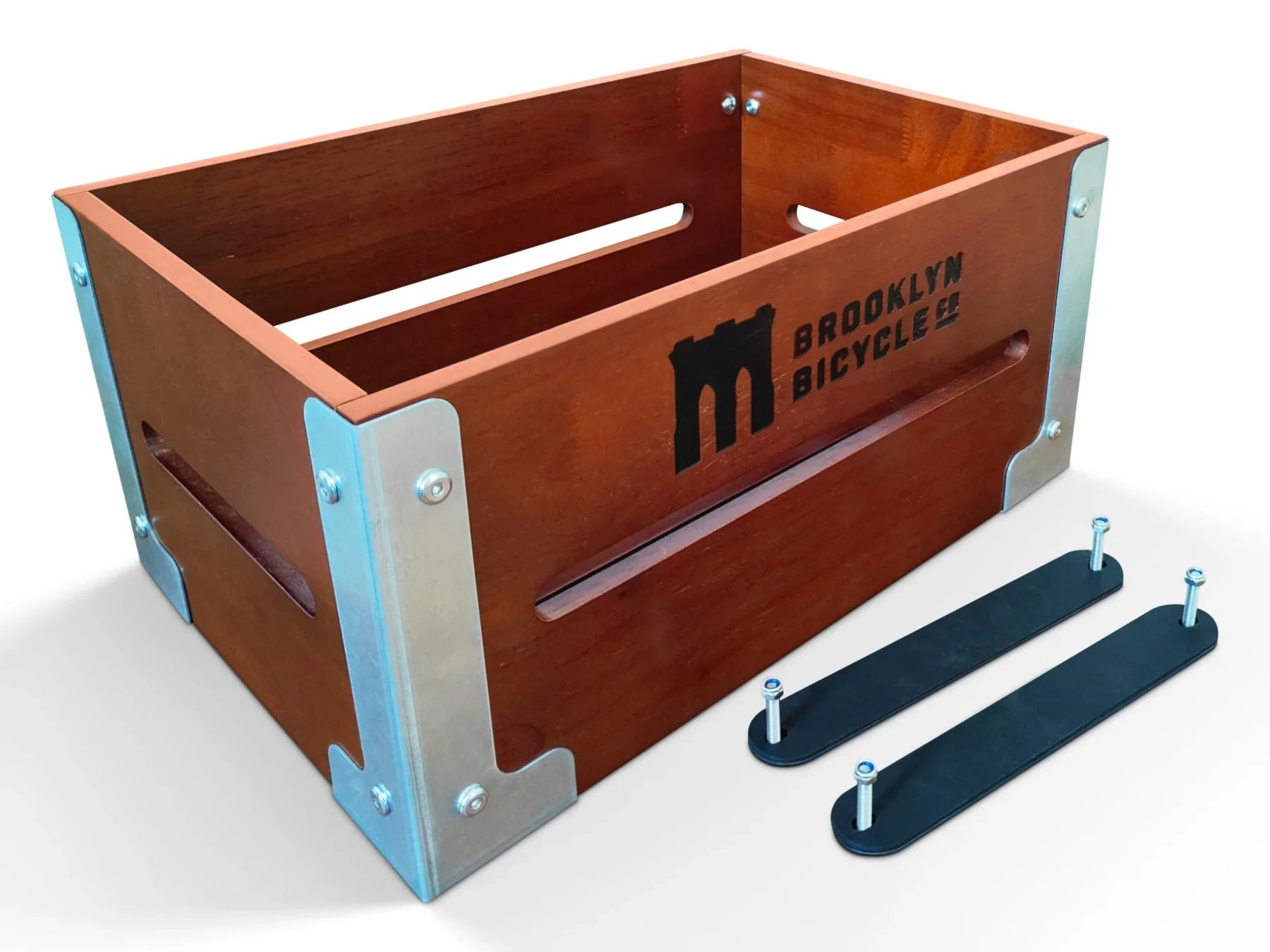 Handcrafted Wooden Rear Bike Crate