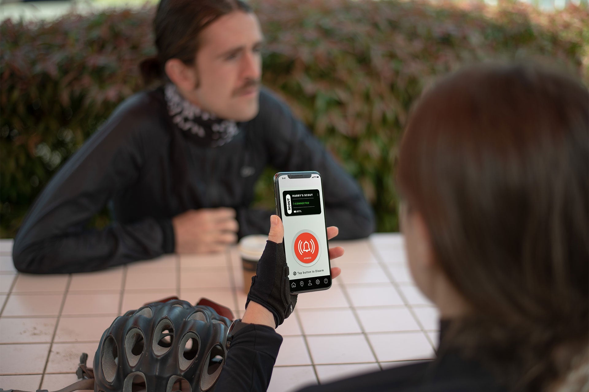 Bike alarm deals with app